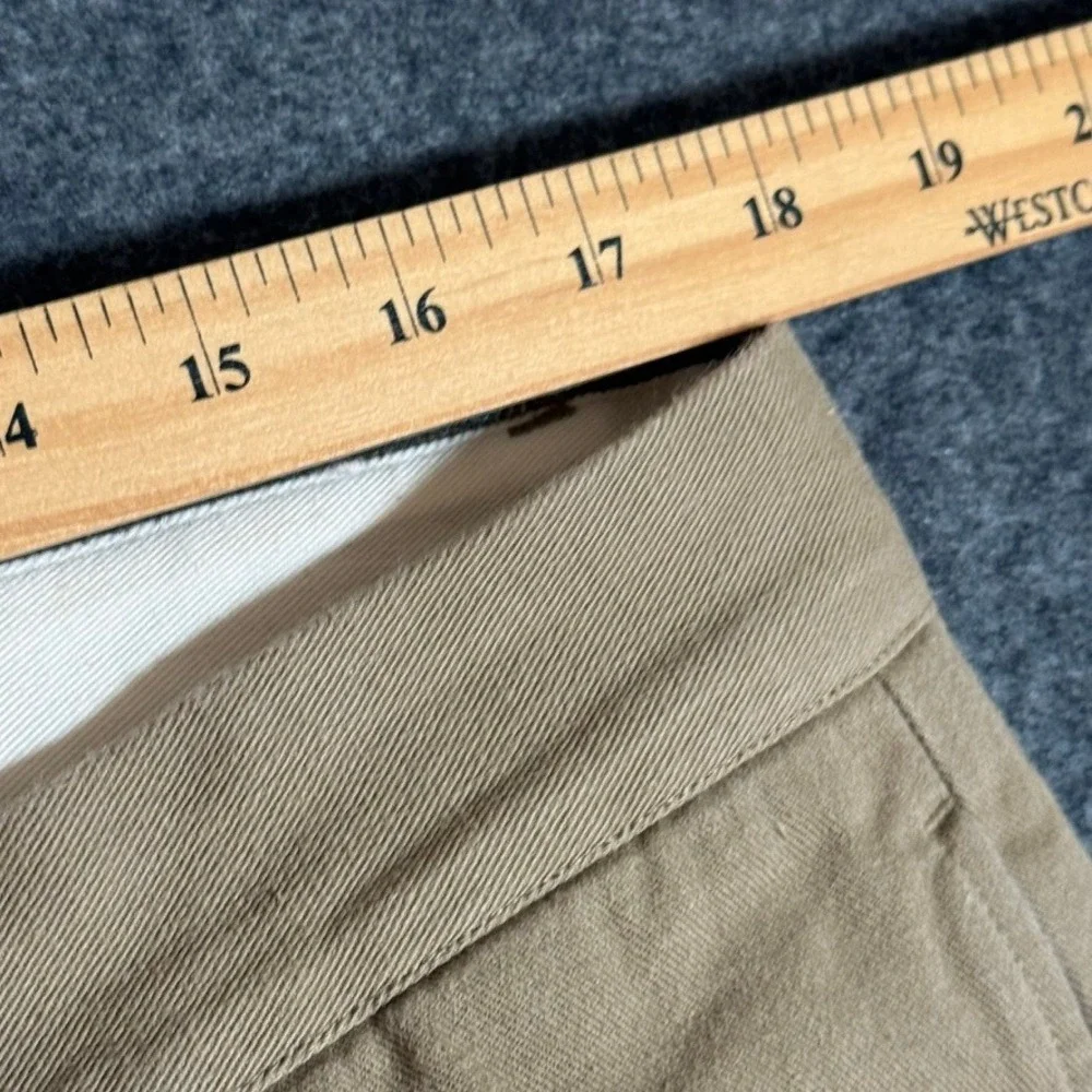 Todd Snyder Mens Selvedge Chino Pants Khaki Tan 100% Japanese Cotton 36x32